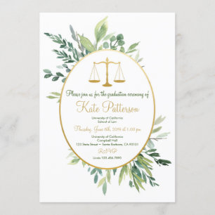 Hortaliças do convite da graduação da escola de