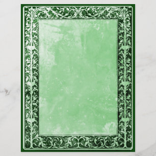 Hortelã verde de papel da sucata & do artesanato