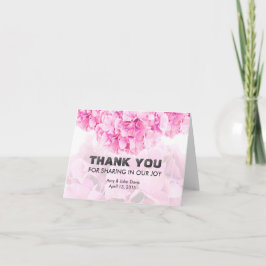Hortênsia rosa agradecimento casamento hortênsia1