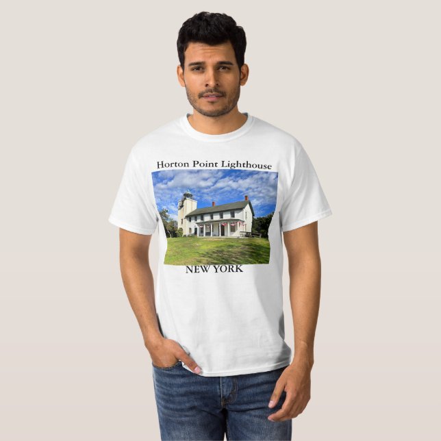 Horton Point Lighthouse, New York T-Shirt (Frente Completa)