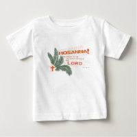 Hosanna! T-shirt cristão do bebê