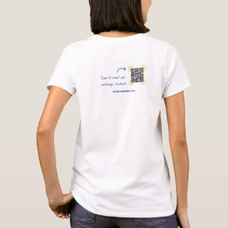 Hospedar Um Estudante De Troca T-Shirt - Branco