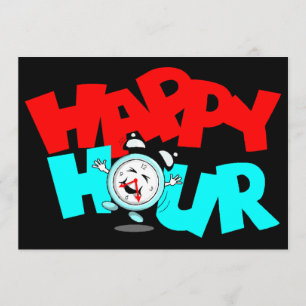 Hospede um partido do happy hour o convite do tema