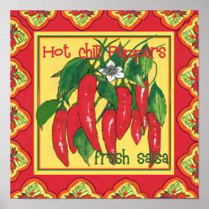 Hot Chili Peppers poster por artista