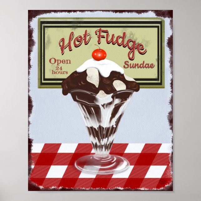 Hot Fudge Sundae Poster (Frente)