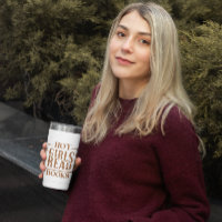 Hot Girls Leia Caneca de viagem de Livros