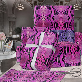 Hot Pink Boa Constritor Snakeskin