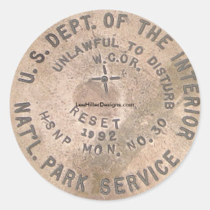 Hot Springs, AR US Dept Do Interior Adesivos