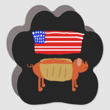 Hotdog fofo para 4 de julho