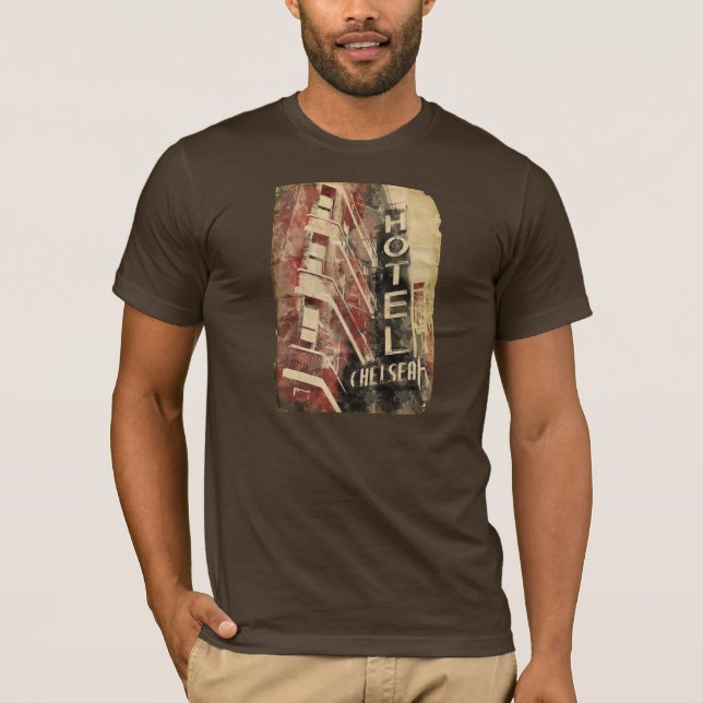 Hotel Chelsea NYC Watercolor T-Shirt (Frente)