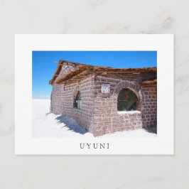 Hotel salino Uyuni, cartão postal branco