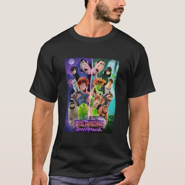 Hotel Transylvania Transformania Clássico T-Shirt (Frente)