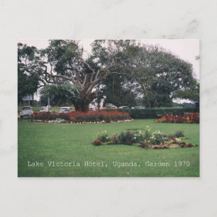 Hotel Victoria, Uganda, cartão postal do Jardim 1