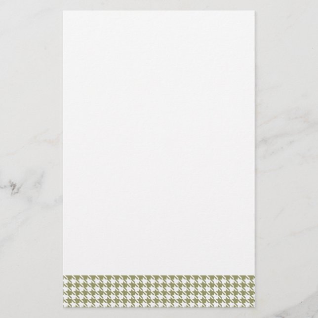 Houndstooth Avocado e Branco (Frente)