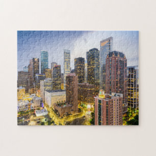 Houston Modern Building Jigsera Quebra-cabeça