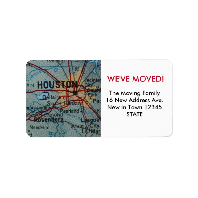 Houston, mudamos a etiqueta (Frente)