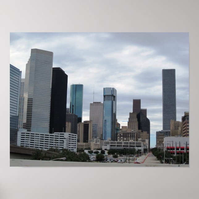 Houston, Texas Skyline - Poster (Frente)
