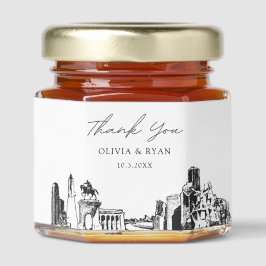 Houston Wedding Skyline Obrigado Amor