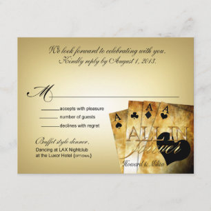 Howard & Milita Las Vegas Deluxe resposta RSVP