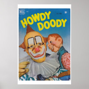 Howdy poster do cobrir de banda desenhada do