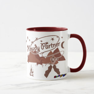 Howdy sócio - caneca rústica