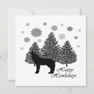 Howf Happy Howlidays Leopard Pattern Snow