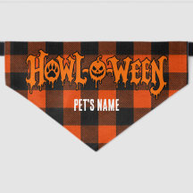 Howl-O-Ween Halloween Flanela Personalizada inspir