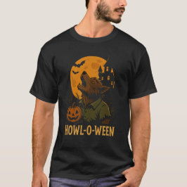 Howl-O-Ween Halloween T-Shirt - Lobisomem Engraçad