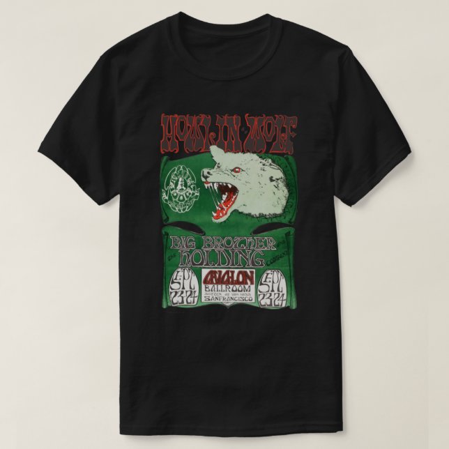 Howlin' Wolf - T-Shirt Clássico 1966 (Frente do Design)