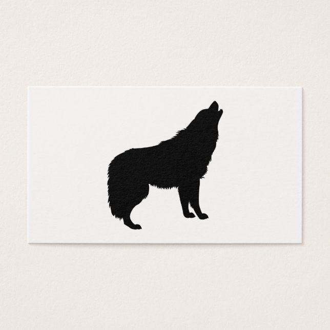 Howling Wolf Silhouette (Frente)