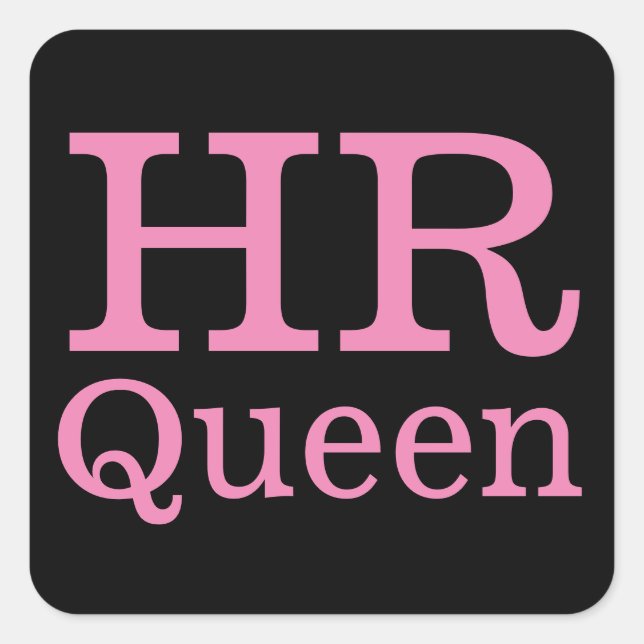 HR Queen 👸 🏻 👑 Autocolantes PERSONALIZÁVEIS (Frente)