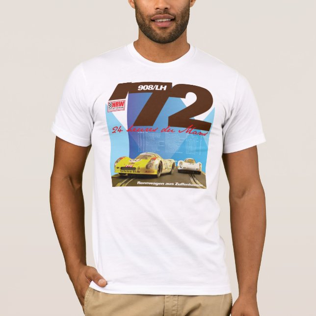 HRW 1972 24 Heures du Equipamento T-shirt (Frente)