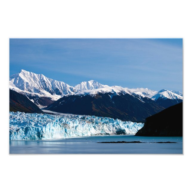 Hubbard Glacier, impressão de Foto do Alasca (Frente)
