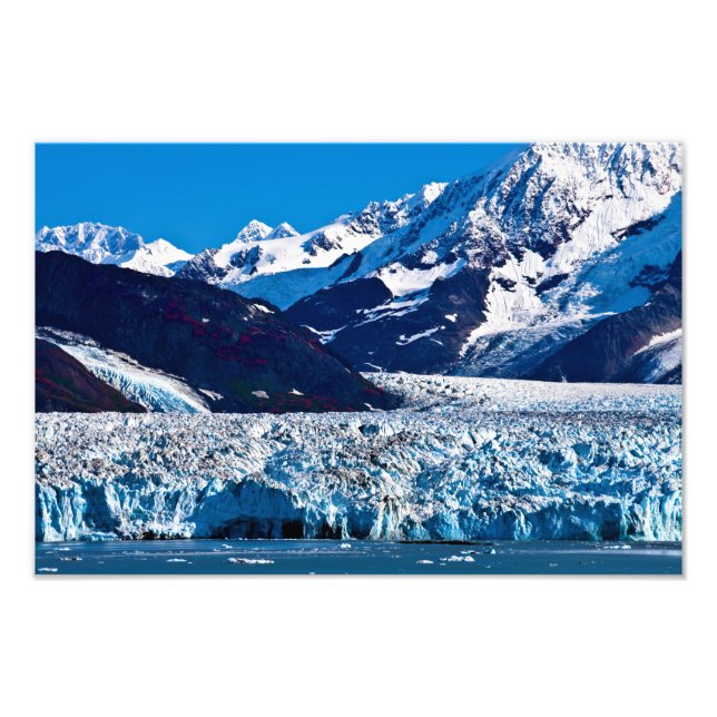 Hubbard Glacier, impressão de Foto do Alasca (Frente)