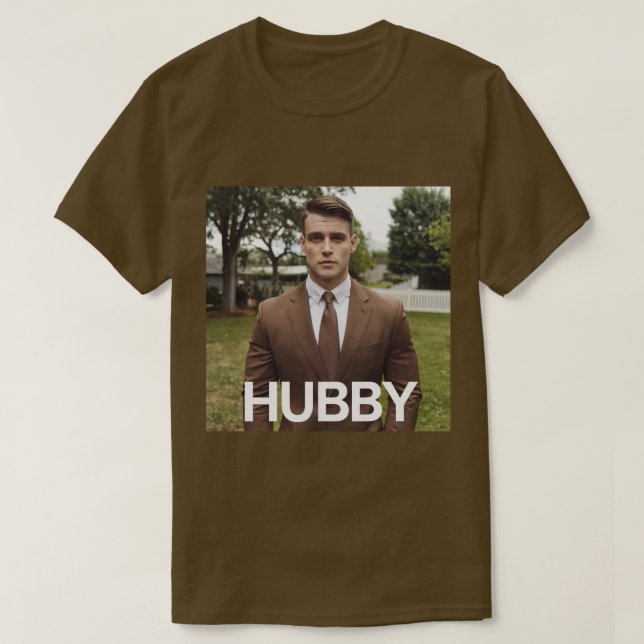 Hubby Brown T-Shirt (Frente do Design)