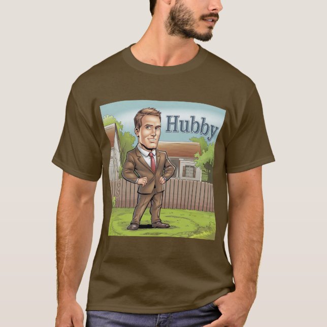 Hubby Brown T-Shirt (Frente)