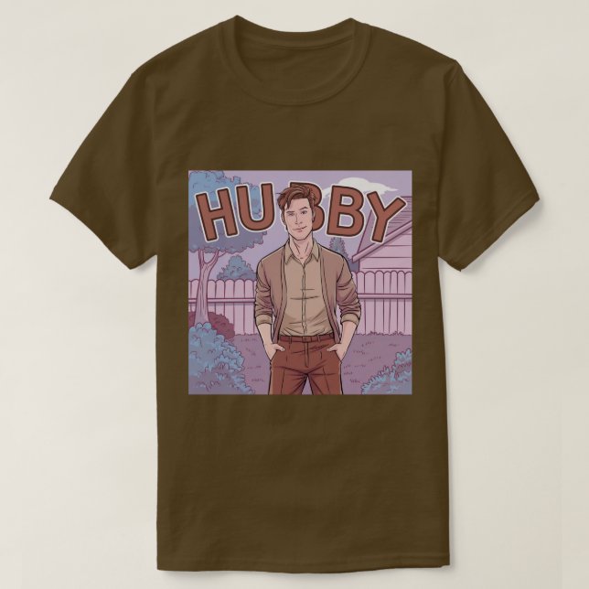 Hubby Brown T-Shirt (Frente do Design)