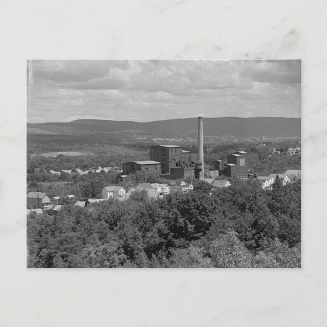 Huber Breaker Ashley Pa. Cartão Postal (Frente)