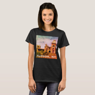 Hudson, NY - Camiseta do Estato de Nova York