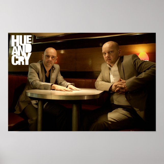 Hue and Cry - Poster (Café) (Frente)