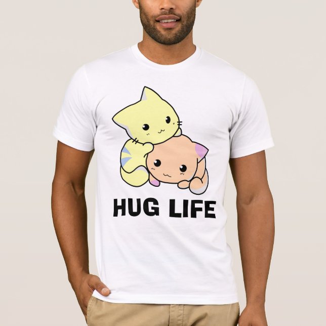HUG LIFE, Cat T-shirts (Frente)