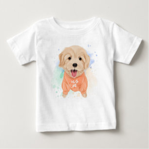 Hug Me Puppy Baby T-Shirt