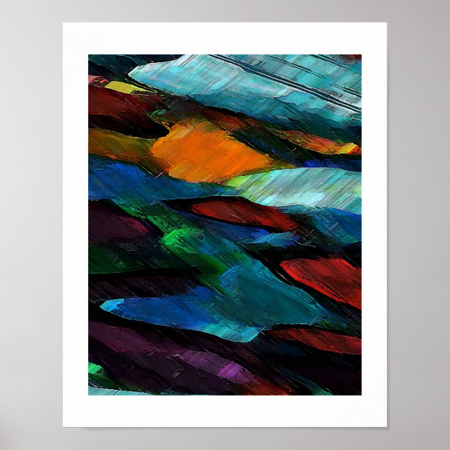 Hugs de cores ~ Impressão / Poster (Frente)