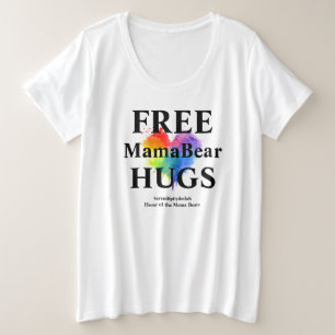 Hugs Gratuitos Mais T-shirt Tamanho