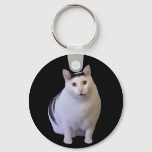 Huh Cat Meme Chaveiro Duplo Lado
