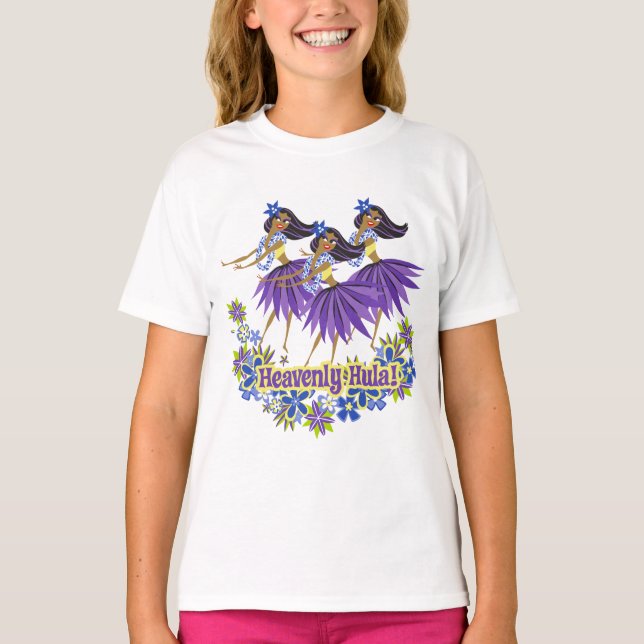 Hula Celestial! Girls T-Shirt (Frente)