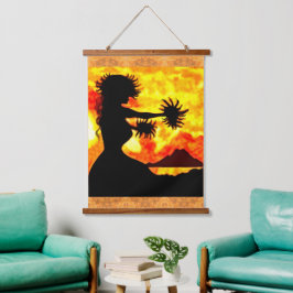 Hula Dancer Hanging Tapeçaria