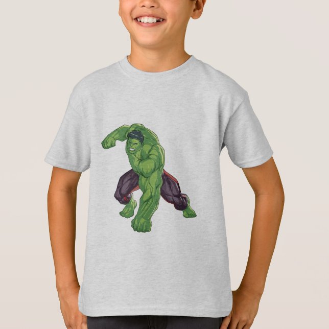 Hulk Smash Boys T-Shirt (Frente)