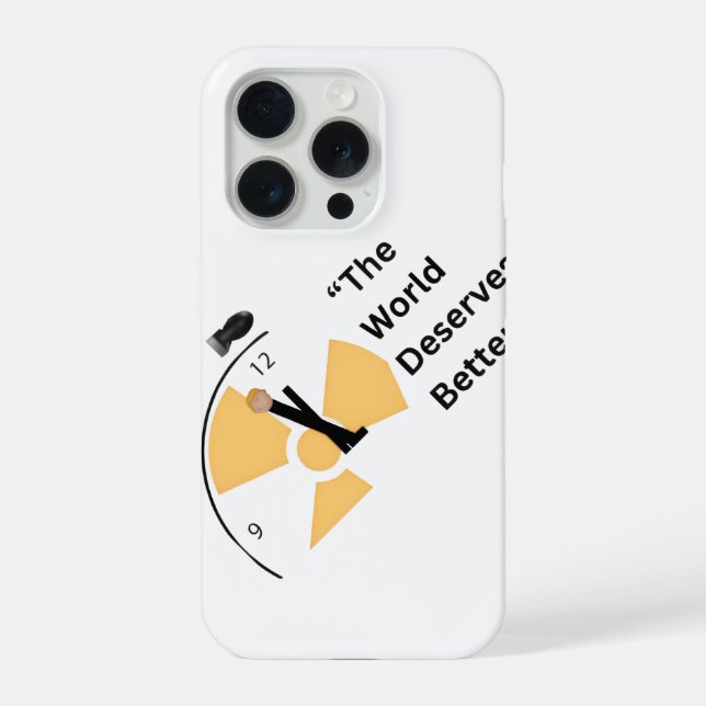 Humanity First – Modern Political Art iPhone Case (Verso)