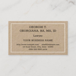 Humble, Cartão de visita do Procurador Básico